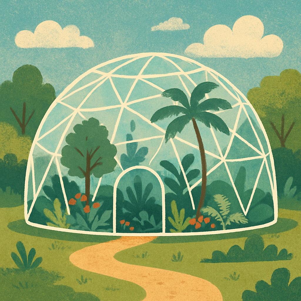 Biodome landscape